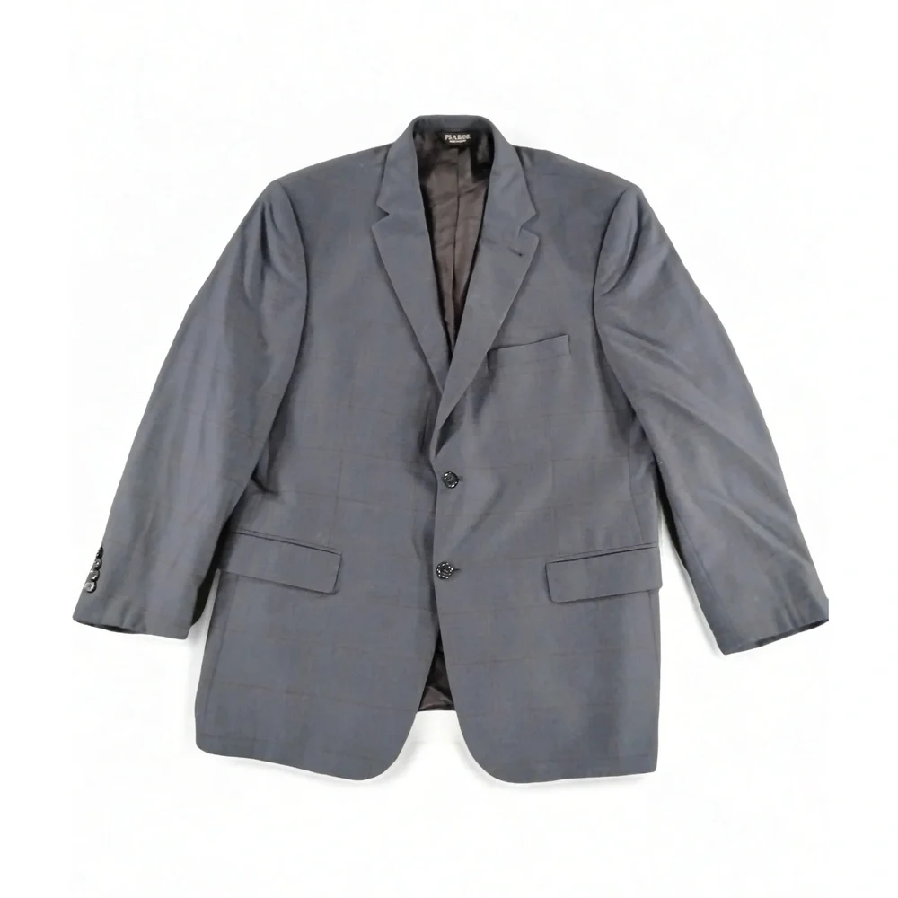 Jos. A. Bank Signature Windowpane Sport Coat Mens Blazer Preppy Minimalist Size